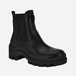Guess Women's Yesses Signature Black Chelsea Booties Size 7.5 (MSRP $80)